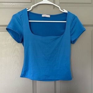 Sincerely Jules Squared Neck Crop Top